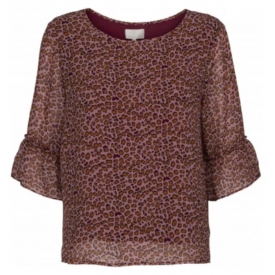 Minus Mariam Blouse - Rose Leo Print Minus Mariam Blouse - Rose Leo Print